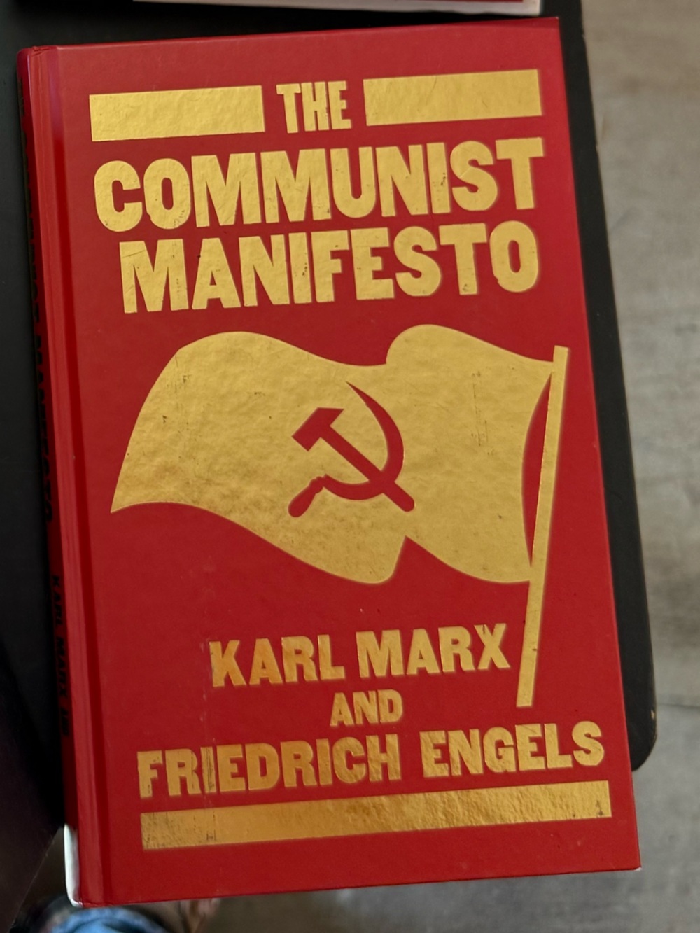 The Communist Manifesto Hardcover - Bold Red with Gold Foil